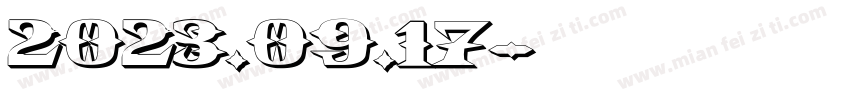 2023.09.17字体转换