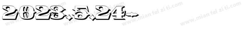 2023.5.24字体转换