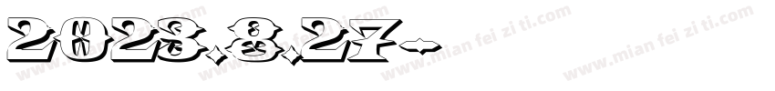 2023.8.27字体转换