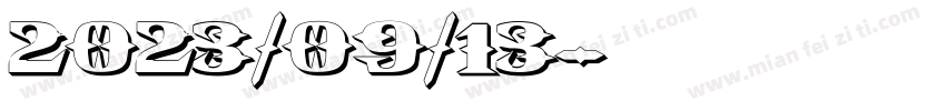 2023/09/13字体转换