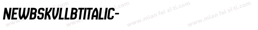 NewBskvllBTItalic字体转换