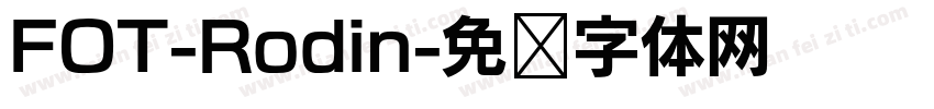 FOT-Rodin字体转换