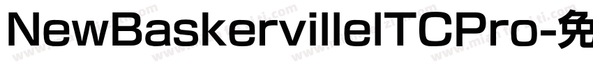 NewBaskervillelTCPro字体转换