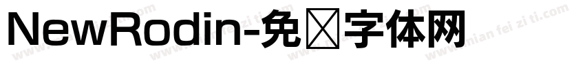 NewRodin字体转换