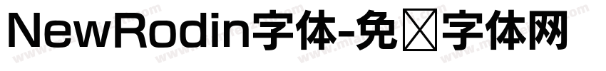 NewRodin字体字体转换