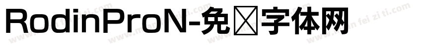 RodinProN字体转换