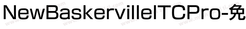 NewBaskervillelTCPro字体转换