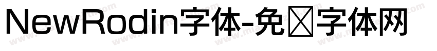 NewRodin字体字体转换