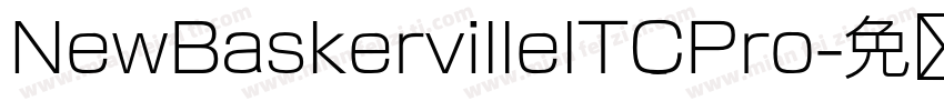 NewBaskervillelTCPro字体转换