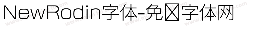 NewRodin字体字体转换