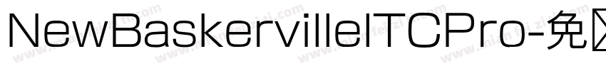 NewBaskervillelTCPro字体转换