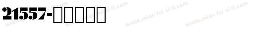 21557字体转换