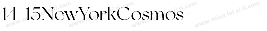 14-15NewYorkCosmos字体转换