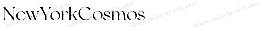 NewYorkCosmos字体转换