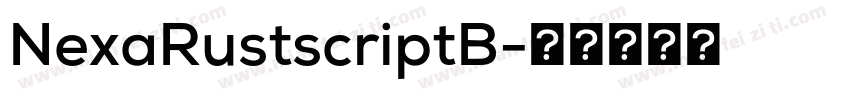NexaRustscriptB字体转换