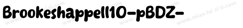 Brookeshappell10-pBDZ字体转换