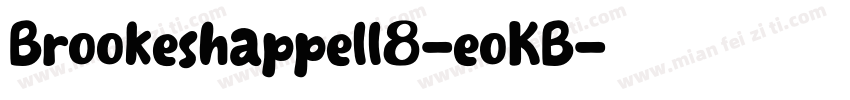 Brookeshappell8-eoKB字体转换