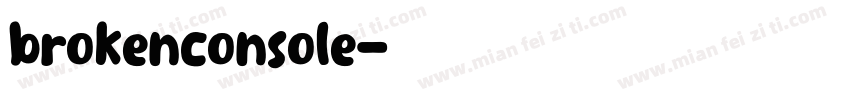 brokenconsole字体转换
