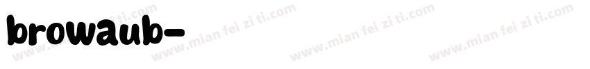 browaub字体转换