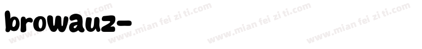 browauz字体转换