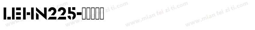 LEHN225字体转换