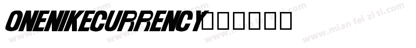 OneNikeCurrency字体转换