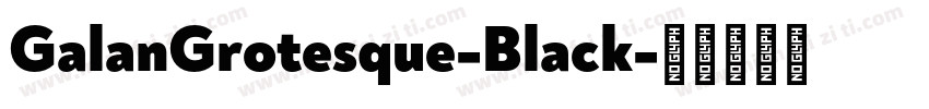 GalanGrotesque-Black字体转换