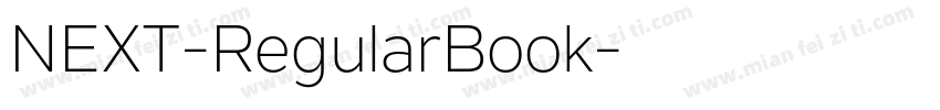 NEXT-RegularBook字体转换