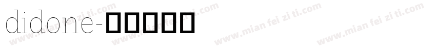 didone字体转换