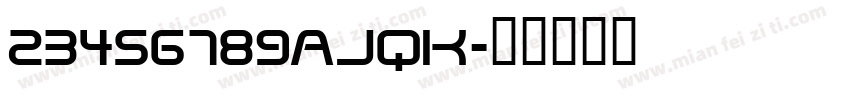 23456789AJQK字体转换