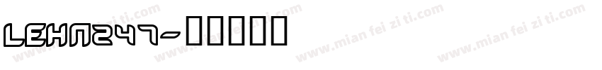 LEHN247字体转换
