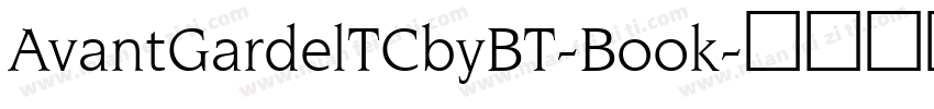 AvantGardelTCbyBT-Book字体转换