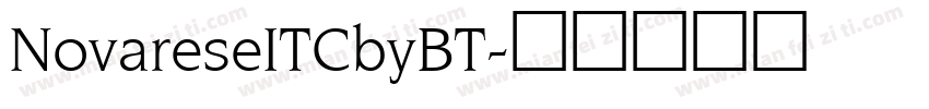 NovareseITCbyBT字体转换