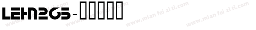 LEHN265字体转换