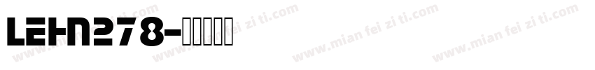 LEHN278字体转换