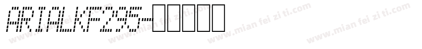 ArialKF295字体转换