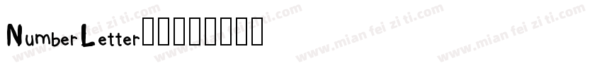 NumberLetter字体字体转换