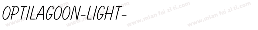 OPTILagoon-Light字体转换