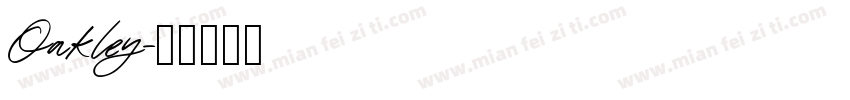 Oakley字体转换