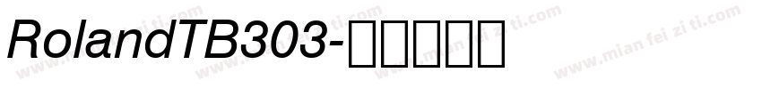 RolandTB303字体转换