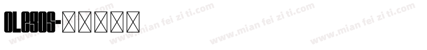 Olegos字体转换