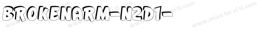 Brokenarm-n2d1字体转换