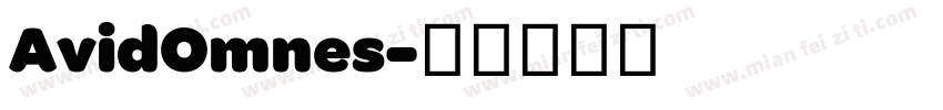 AvidOmnes字体转换