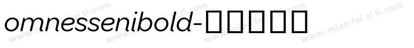 omnessenibold字体转换