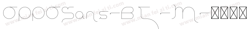 OPPOSans-B5-M字体转换