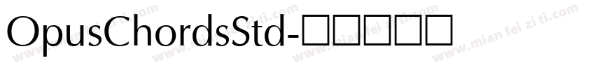 OpusChordsStd字体转换