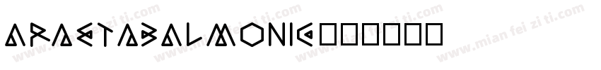 AraEtabAlMonie字体转换