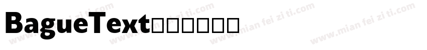 BagueText字体转换