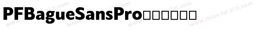 PFBagueSansPro字体转换