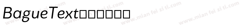 BagueText字体转换
